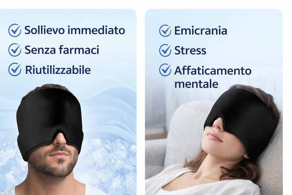 Cuffia Fredda Sollievo Emicrania – Terapia Naturale Anti Stress
